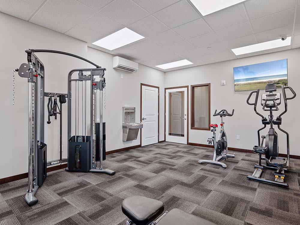 Taylor Place and Elliot Lofts fitness center