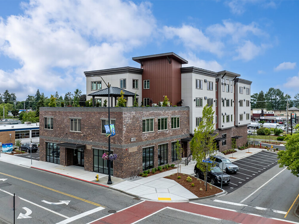 Paisley Loft Apartments street view of building